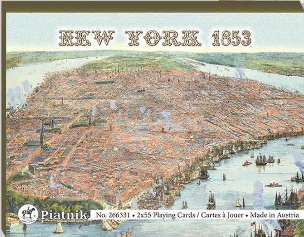 Piatnik Playing Cards - New York 1853  2 Deck Set main image